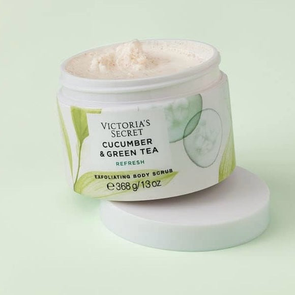 Exfoliante corporal de pepino y té verde