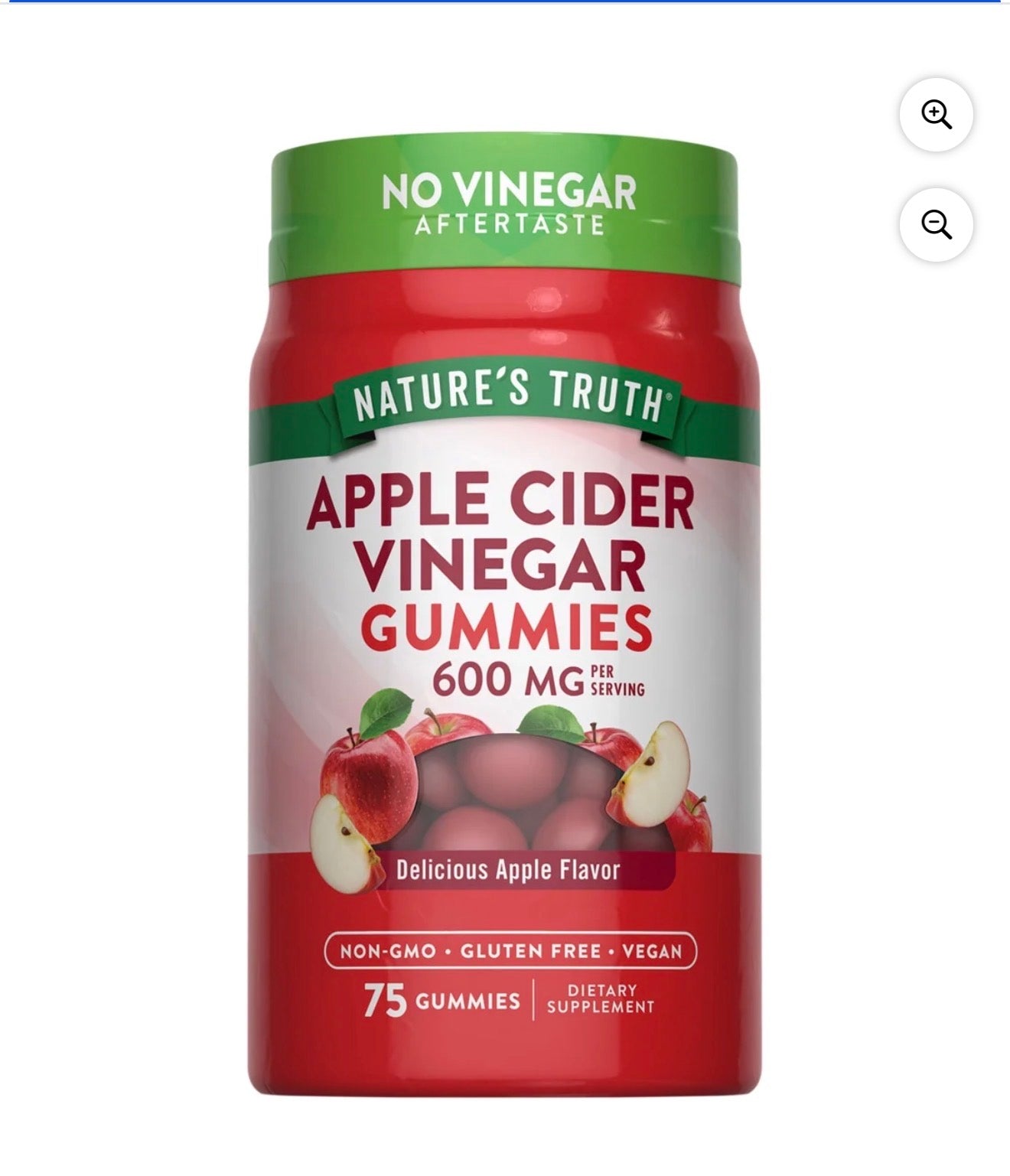 Nature's Truth Gomitas de vinagre de de manzana 600 mg
