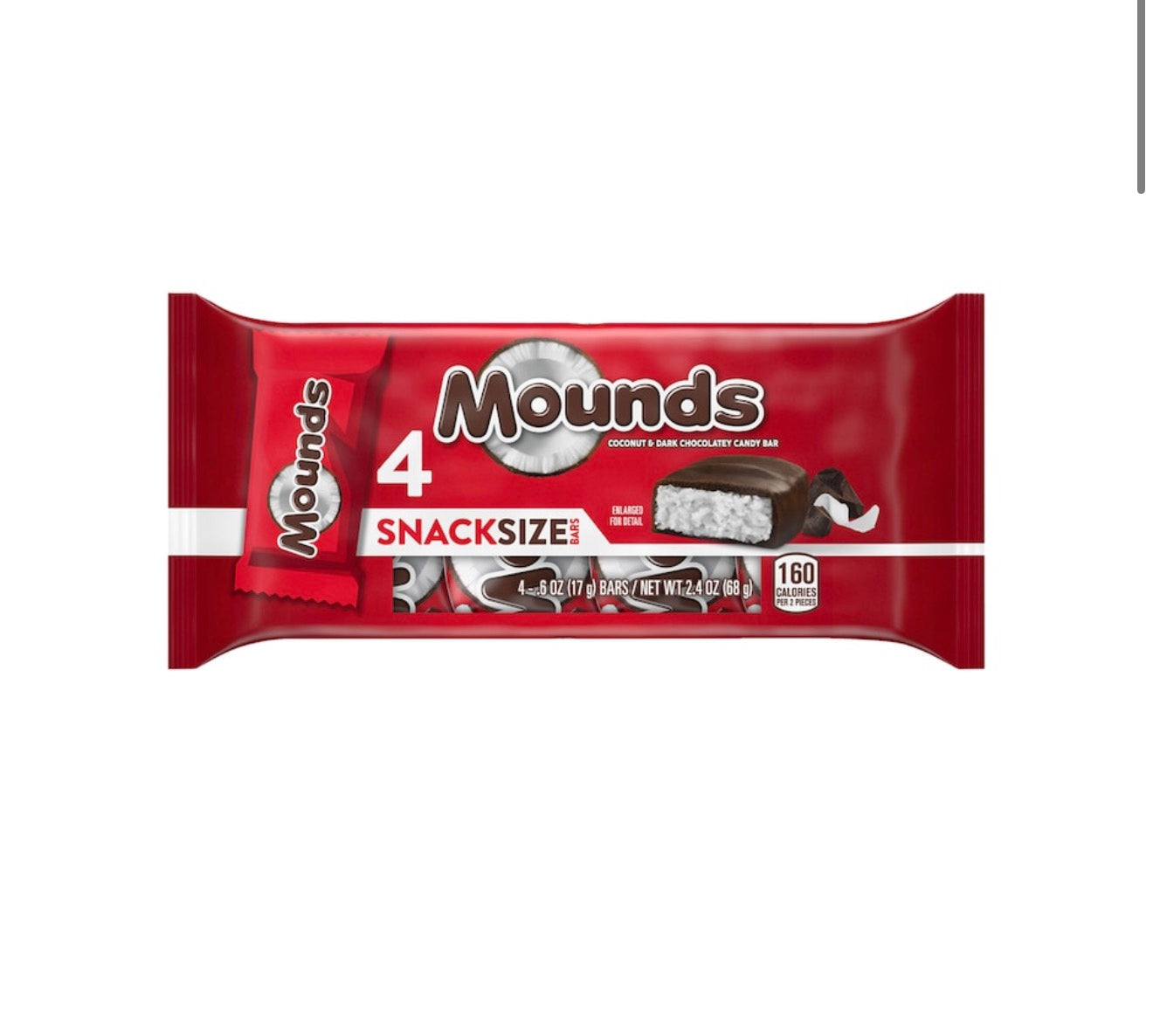 Mounds Coconut and Dark Chocolatey