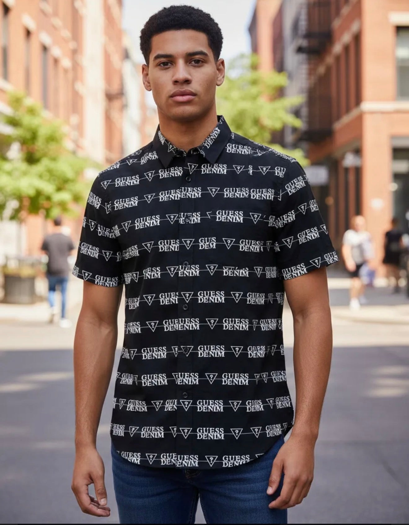 Camisa Guess caballero manga corta