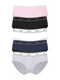 PINK
Paquete de 5 panties  Hiphugger de algodón con logotipo